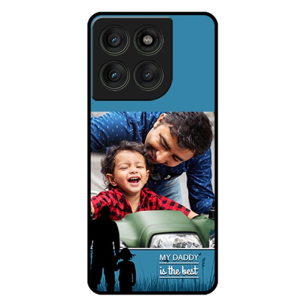 Motorola Edge 60 Pro 5G Custom Glass Phone Case - Best Dad Design