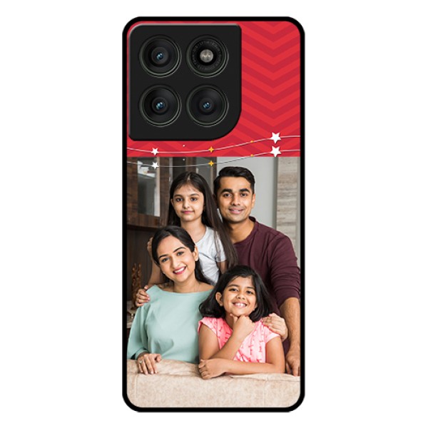 Motorola Edge 60 Pro 5G Custom Glass Phone Case - Happy Family Design