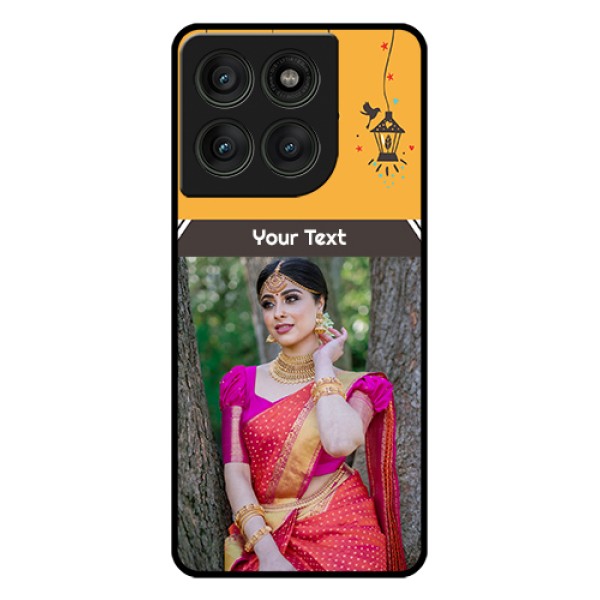 Motorola Edge 60 Pro 5G Custom Glass Phone Case - With Family Picture And Icons Motorola Edge 60 Pro 5G Custom Glass Phone Case - With Family Picture And Icons