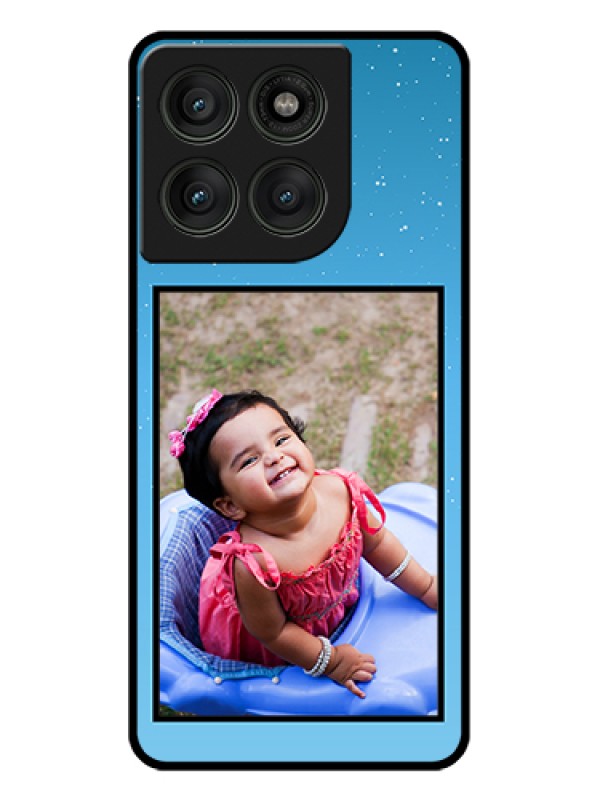 Custom Motorola Edge 60 Pro 5G Custom Glass Phone Case - Wave Pattern Colorful Design