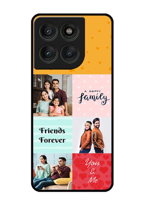 Motorola Edge 60 Pro 5G Custom Glass Phone Case - Images With Quotes Design