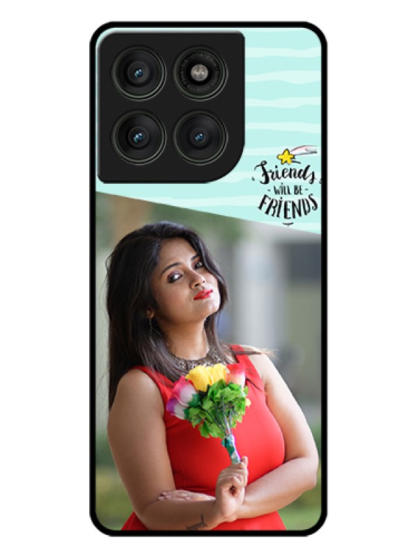 Custom Motorola Edge 60 Pro 5G Custom Glass Phone Case - Friends Picture Icon Design