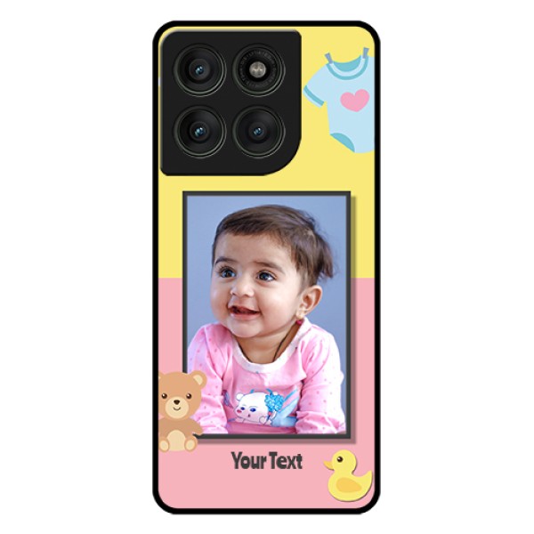 Motorola Edge 60 Pro 5G Custom Glass Phone Case - Kids 2 Color Design