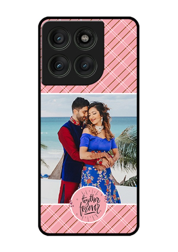 Motorola Edge 60 Pro 5G Custom Glass Phone Case - Together Forever Design