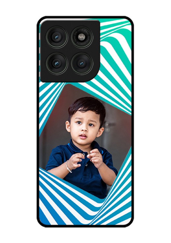 Motorola Edge 60 Pro 5G Custom Glass Phone Case - Abstract Spiral Design