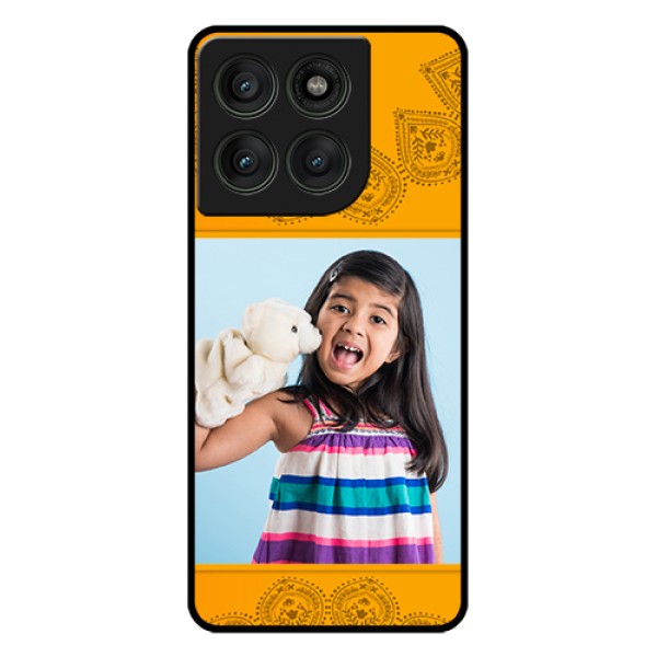 Motorola Edge 60 Pro 5G Custom Glass Phone Case - Photo Wedding Design