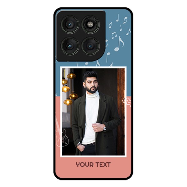 Motorola Edge 60 Pro 5G Custom Glass Phone Case - With Color Musical Note Design Motorola Edge 60 Pro 5G Custom Glass Phone Case - With Color Musical Note Design