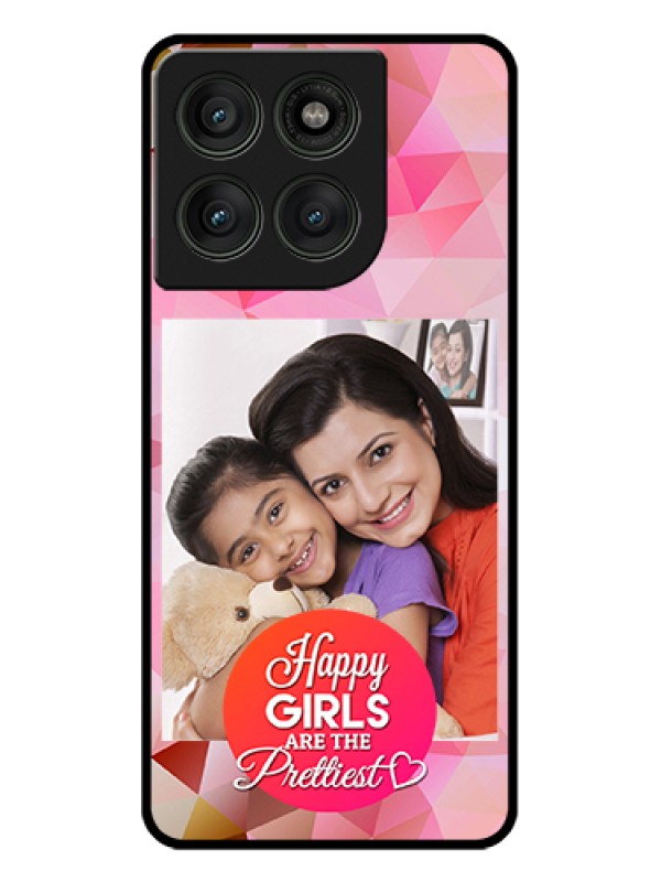 Custom Motorola Edge 60 Pro 5G Custom Glass Phone Case - Abstract Triangle Design