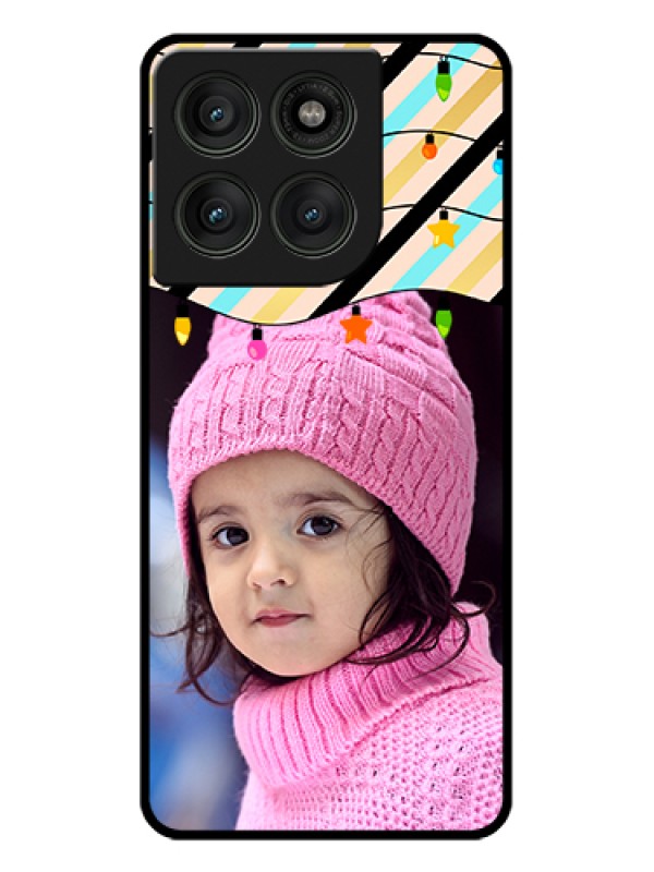 Custom Motorola Edge 60 Pro 5G Custom Glass Phone Case - Lights Hanging Design