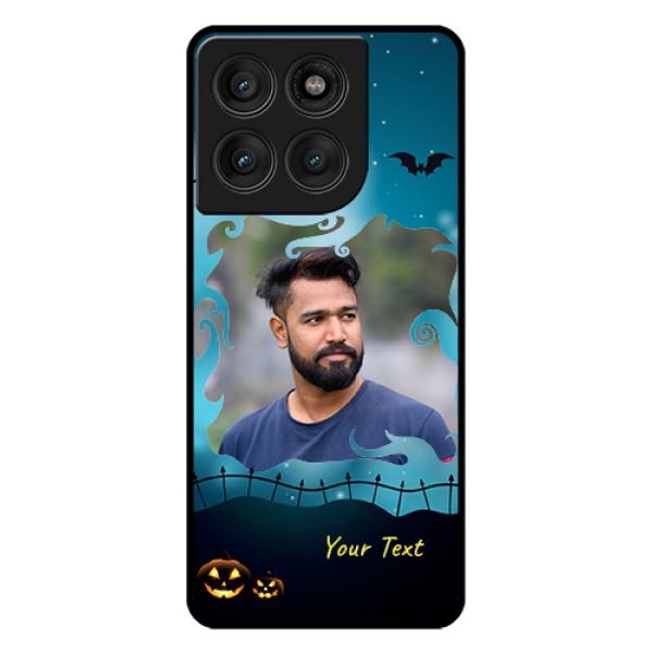 Motorola Edge 60 Pro 5G Custom Glass Phone Case - Halloween Frame Design