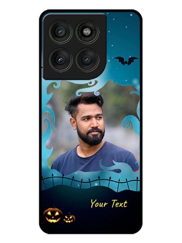 Custom Motorola Edge 60 Pro 5G Custom Glass Phone Case - Halloween Frame Design
