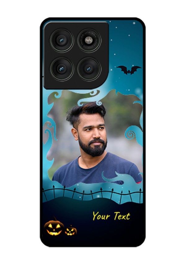 Motorola Edge 60 Pro 5G Custom Glass Phone Case - Halloween Frame Design