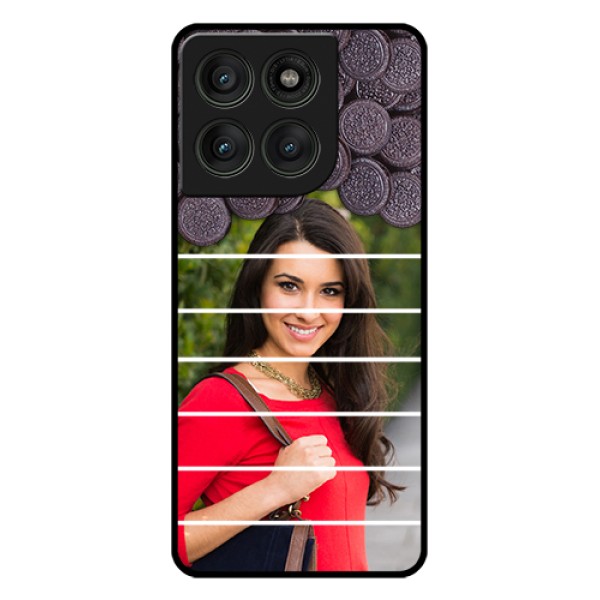 Motorola Edge 60 Pro 5G Custom Glass Phone Case - With Oreo Biscuit Design Motorola Edge 60 Pro 5G Custom Glass Phone Case - With Oreo Biscuit Design