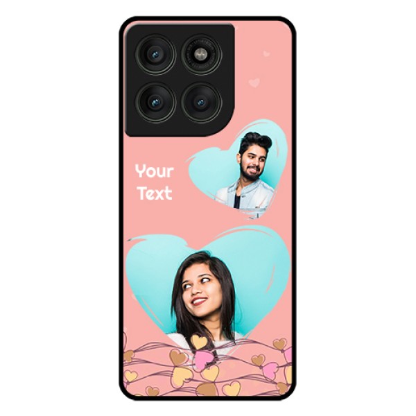 Motorola Edge 60 Pro 5G Custom Glass Phone Case - Love Doodle Design