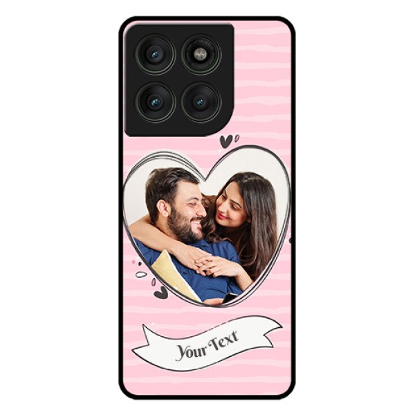 Motorola Edge 60 Pro 5G Custom Glass Phone Case - Vintage Heart Design