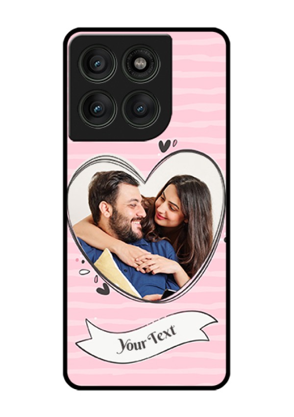 Motorola Edge 60 Pro 5G Custom Glass Phone Case - Vintage Heart Design