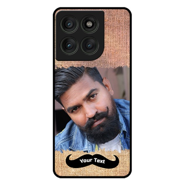 Motorola Edge 60 Pro 5G Custom Glass Phone Case - With Texture Design