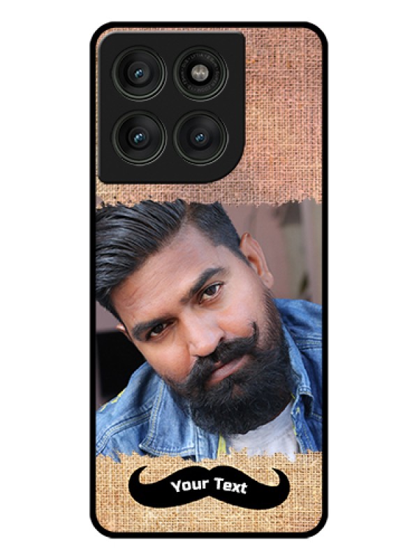 Custom Motorola Edge 60 Pro 5G Custom Glass Phone Case - With Texture Design