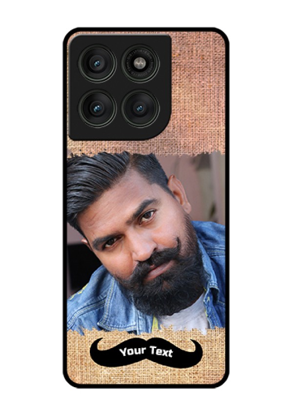 Motorola Edge 60 Pro 5G Custom Glass Phone Case - With Texture Design