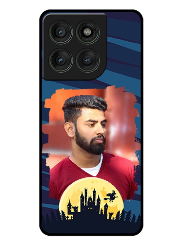 Custom Motorola Edge 60 Pro 5G Custom Glass Phone Case - Halloween Witch Design