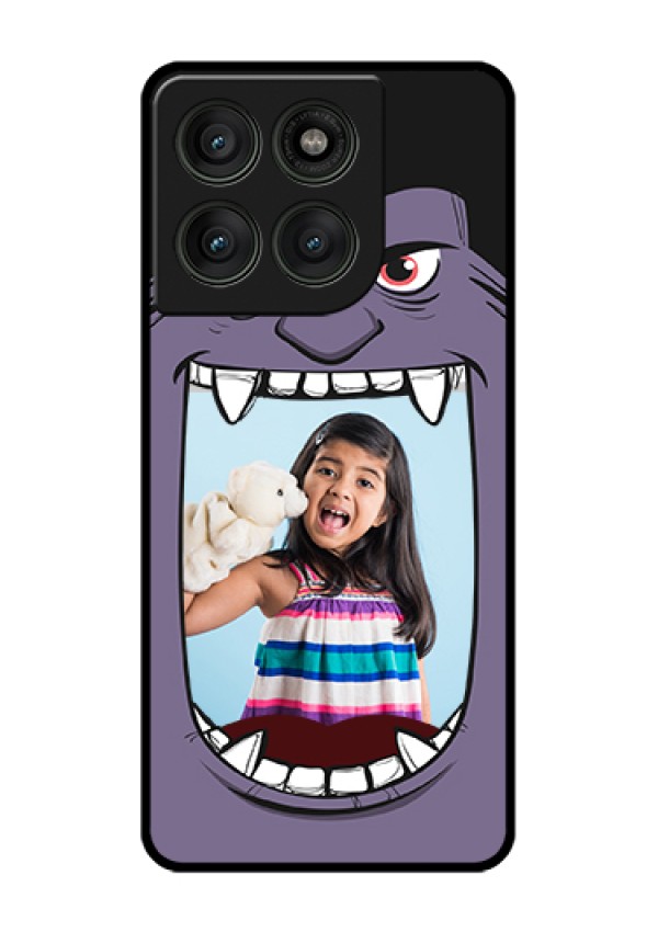 Motorola Edge 60 Pro 5G Custom Glass Phone Case - Angry Monster Design
