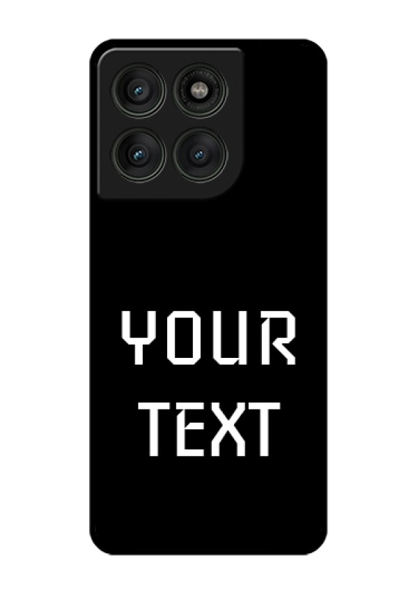 Motorola Edge 60 Pro 5G Custom Glass Phone Case - Your Name Design