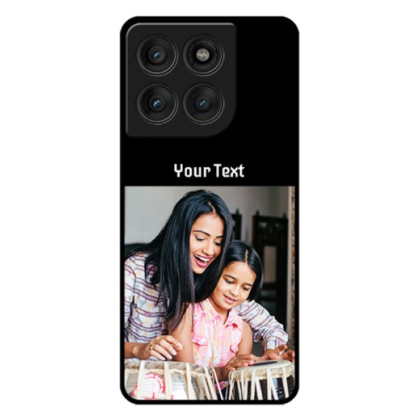 Motorola Edge 60 Pro 5G Custom Glass Phone Case - Photo With Name Design Motorola Edge 60 Pro 5G Custom Glass Phone Case - Photo With Name Design