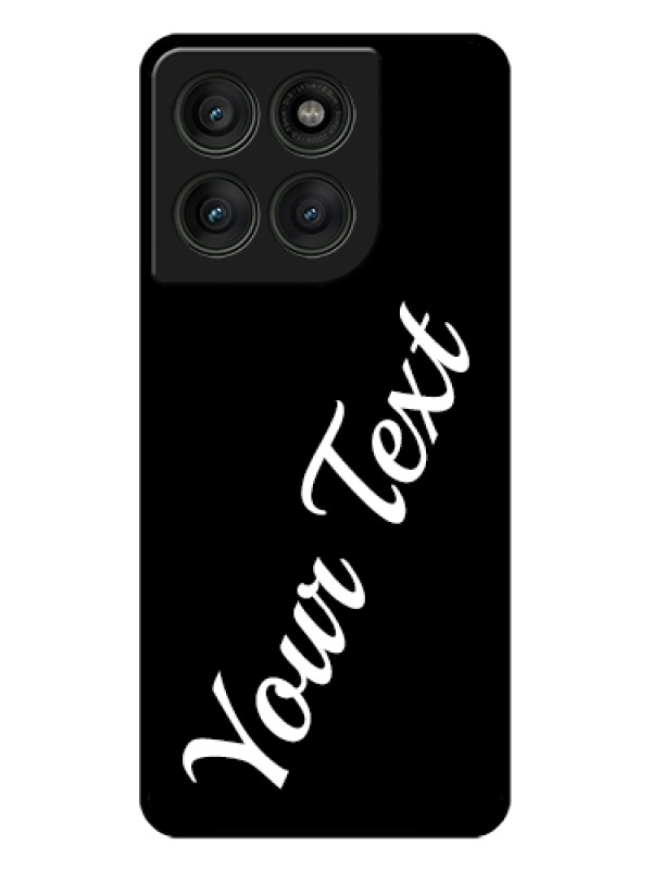 Custom Motorola Edge 60 Pro 5G Custom Glass Phone Case - With Your Name Design