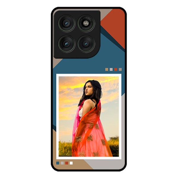 Motorola Edge 60 Pro 5G Custom Glass Phone Case - Retro Color Pallet Design Motorola Edge 60 Pro 5G Custom Glass Phone Case - Retro Color Pallet Design