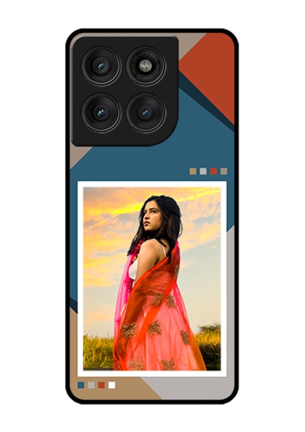 Motorola Edge 60 Pro 5G Custom Glass Phone Case - Retro Color Pallet Design