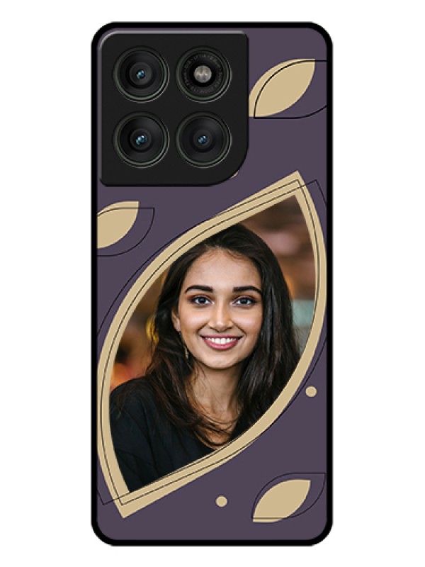 Custom Motorola Edge 60 Pro 5G Custom Glass Phone Case - Falling Leaf Design