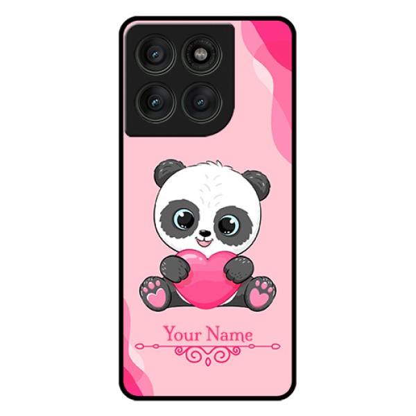 Motorola Edge 60 Pro 5G Custom Glass Phone Case - Cute Panda Design