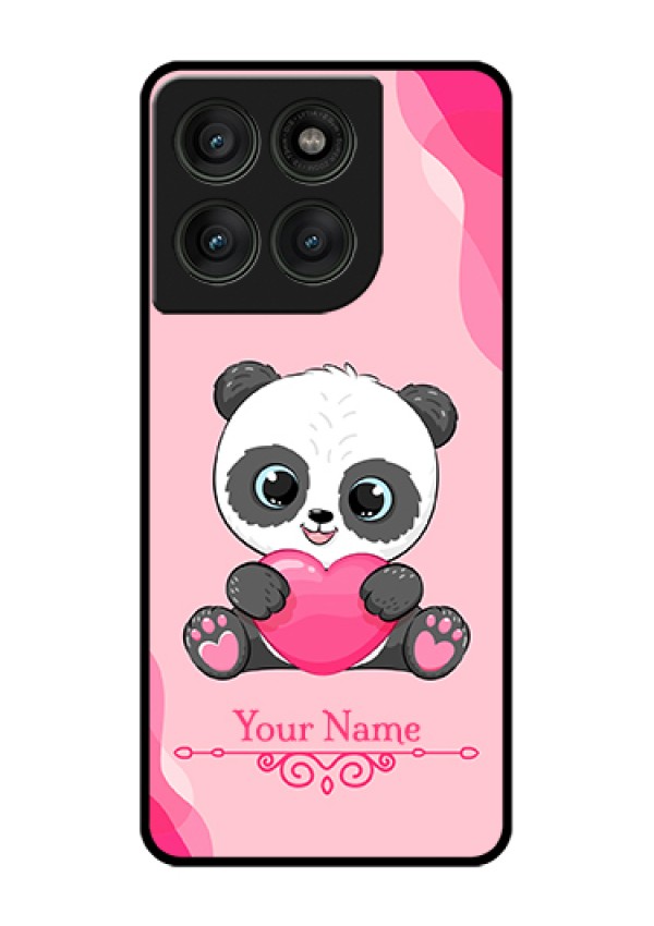 Motorola Edge 60 Pro 5G Custom Glass Phone Case - Cute Panda Design