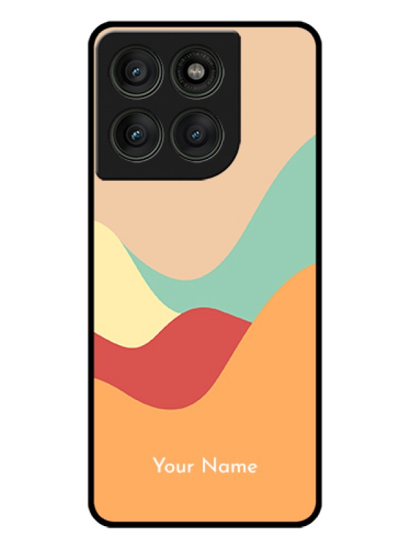 Custom Motorola Edge 60 Pro 5G Custom Glass Phone Case - Ocean Waves Multi - Colour Design