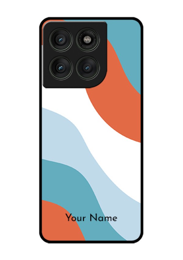 Motorola Edge 60 Pro 5G Custom Glass Phone Case - Coloured Waves Design