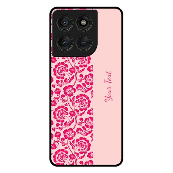 Motorola Edge 60 Pro 5G Custom Glass Phone Case - Attractive Floral Pattern Design Motorola Edge 60 Pro 5G Custom Glass Phone Case - Attractive Floral Pattern Design