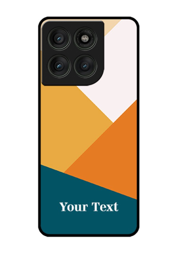Motorola Edge 60 Pro 5G Custom Glass Phone Case - Stacked Multi - Colour Design