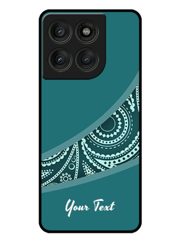 Custom Motorola Edge 60 Pro 5G Custom Glass Phone Case - Semi Visible Floral Design