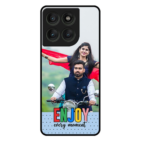 Motorola Edge 60 Pro 5G Custom Glass Phone Case - Enjoy Every Moment Design Motorola Edge 60 Pro 5G Custom Glass Phone Case - Enjoy Every Moment Design