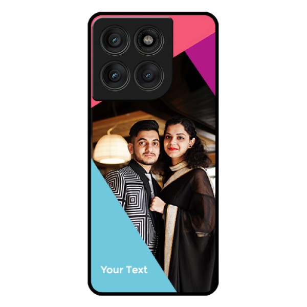 Motorola Edge 60 Pro 5G Custom Glass Phone Case - Stacked Triple Colour Design Motorola Edge 60 Pro 5G Custom Glass Phone Case - Stacked Triple Colour Design
