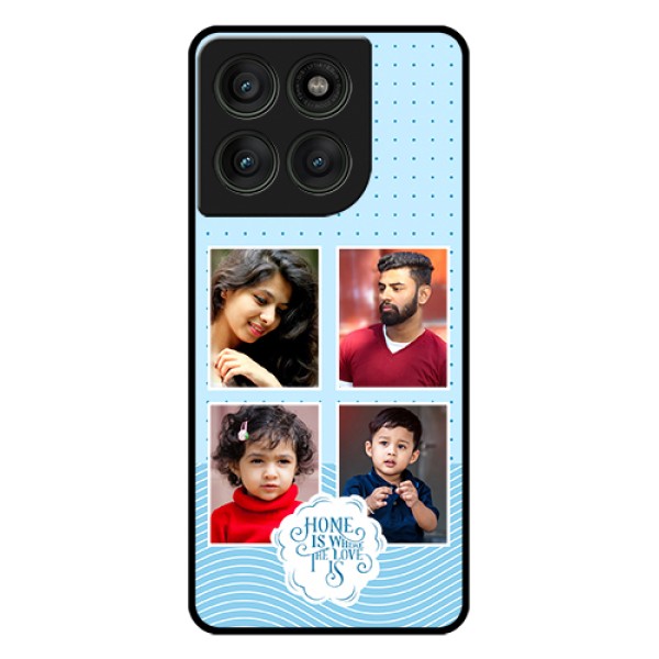 Motorola Edge 60 Pro 5G Custom Glass Phone Case - Cute Love Quote With 4 Pic Upload Design Motorola Edge 60 Pro 5G Custom Glass Phone Case - Cute Love Quote With 4 Pic Upload Design