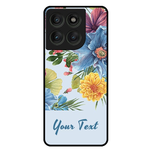 Motorola Edge 60 Pro 5G Custom Glass Phone Case - Stunning Watercolored Flowers Painting Design Motorola Edge 60 Pro 5G Custom Glass Phone Case - Stunning Watercolored Flowers Painting Design