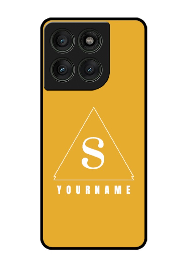 Motorola Edge 60 Pro 5G Custom Glass Phone Case - Simple Triangle Design