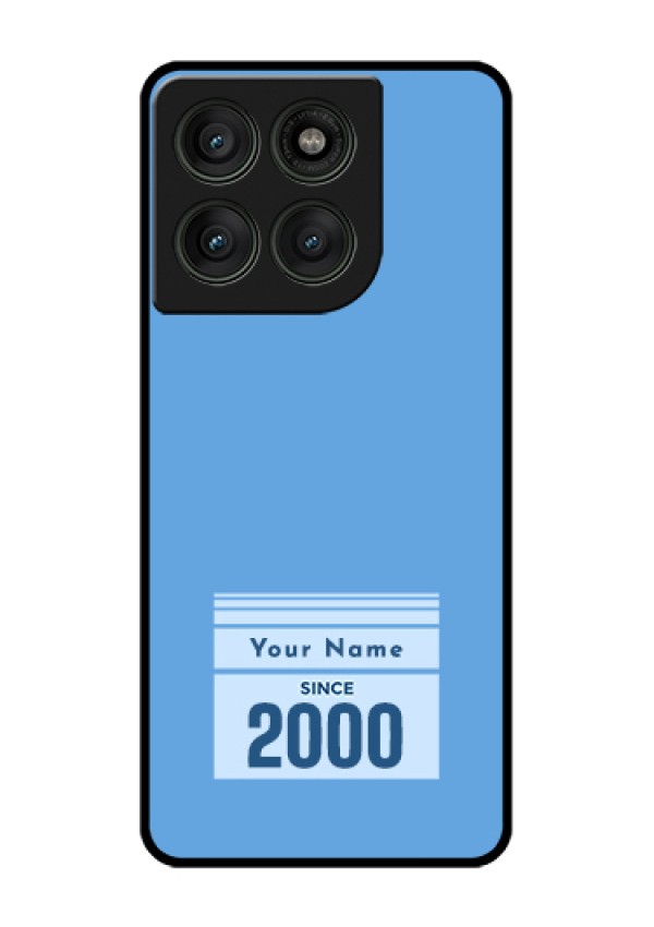Motorola Edge 60 Pro 5G Custom Glass Phone Case - Custom Year Of Birth Design