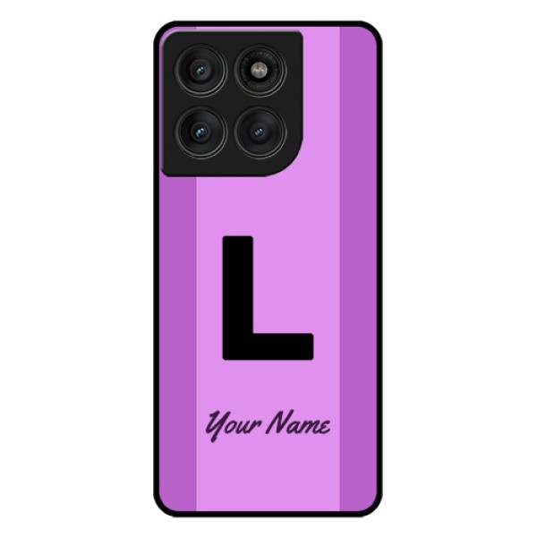 Motorola Edge 60 Pro 5G Custom Glass Phone Case - Tricolor Custom Text Design Motorola Edge 60 Pro 5G Custom Glass Phone Case - Tricolor Custom Text Design