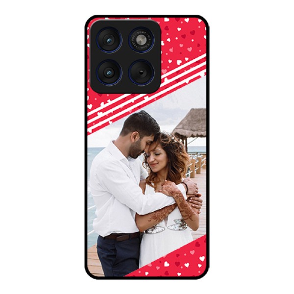 Motorola Edge 70 5G Custom Glass Phone Case - Valentines Gift Design