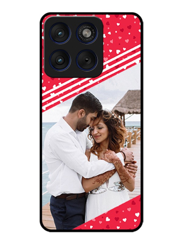 Custom Motorola Edge 70 5G Custom Glass Phone Case - Valentines Gift Design