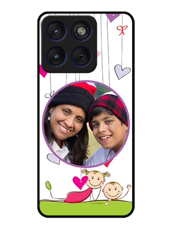 Custom Motorola Edge 70 5G Custom Glass Phone Case - Cute Kids Phone Case Design