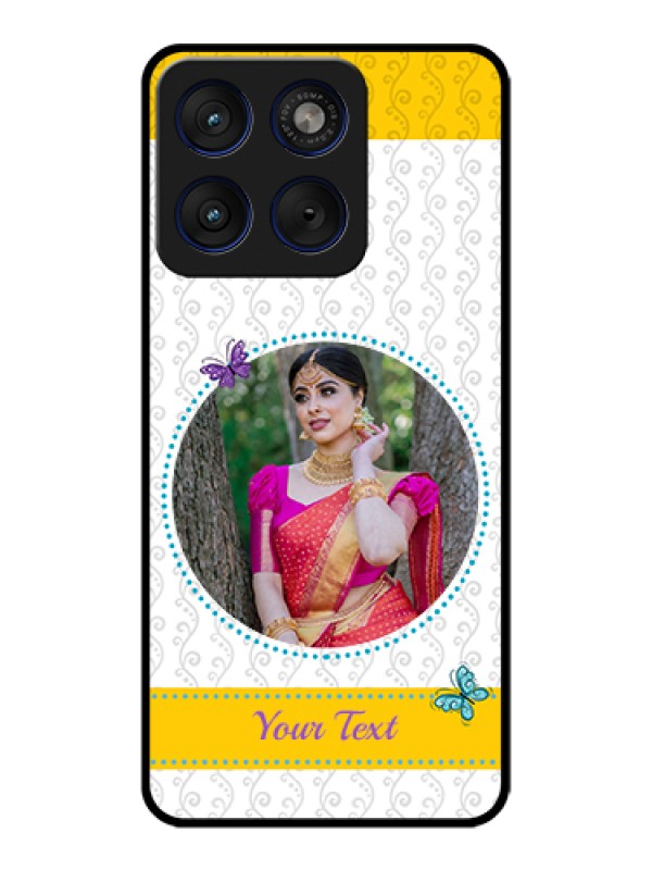 Custom Motorola Edge 70 5G Custom Glass Phone Case - Girls Premium Case Design