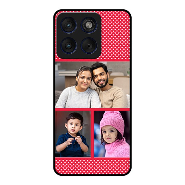 Motorola Edge 70 5G Custom Glass Phone Case - Bulk Photo Upload Design Motorola Edge 70 5G Custom Glass Phone Case - Bulk Photo Upload Design